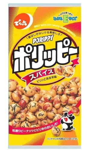 Denroku E-size Polippy Spice 48g Japanese Bean snacks - product listing photo