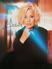 KIM WILDE LEGENDARY SINGER (KIDS IN AMERICA) **HAND SIGNED** PHOTO WITH C.O.A