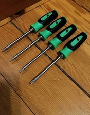 New Snap-on Sgtx40bg 4-pc Green Mini Torx Screwdriver Set