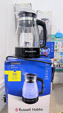 Russell Hobbs Classics Black Glass Kettle 1.7L 3000W Illuminated Rapid Boil