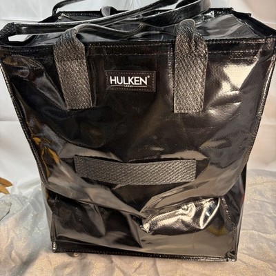 Hulken Bag Black Shopping Rolling Wheels Trolley Tote Near Mint