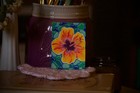“Neon Nectar”, ACEO Original Art Painting by Austyn Q., 2.5x3.5 Inches — photo 2