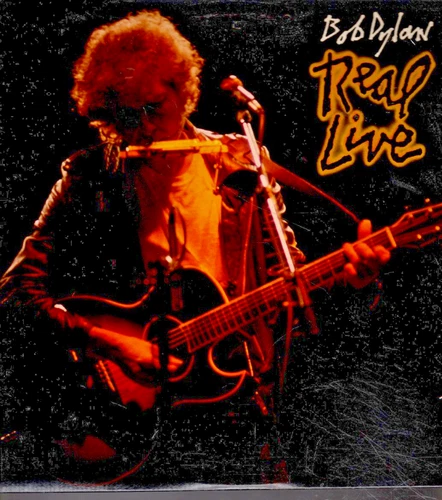 BOB DYLAN on LP  " REAL LIVE " blues rock folk