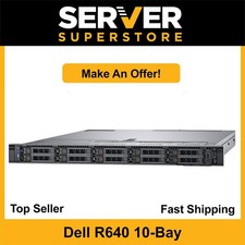 Dell PowerEdge R640 Server 2x Gold 6138 40 Cores H330 32GB RAM 2x NEW 500GB SSD