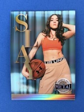 NIKA MUHL 2025 LEAF METAL WOMEN OF SPORT BLUE PRIZM 1/8 SLAY WNBA STORM🔥