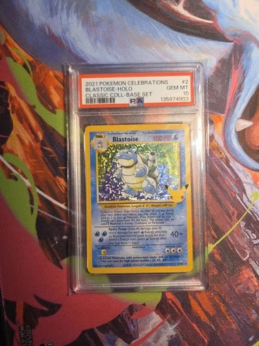 PSA 10 Celebrations Blastoise Holo Classic Collection #2 Pokemon 2021 WOW LOOK
