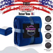 Waterproof Blanket for Intimacy Sofa Bed Protector Cover Plush & Absorbent 50x60