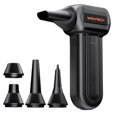 WOLFBOX MF60 Compressed Air Duster, 3-Speed Adjustable, Electric, Cordless
