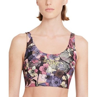 Nike Dri-FIT Swoosh Women's Medium-Support Floral Printed Sports Bra Size M