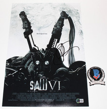 DEVON BOSTICK SIGNED 'SAW VI' 12x18 MOVIE POSTER HORROR FILM BECKETT BAS COA