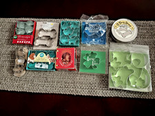 Lot 10 Packs of New Cookie Cutter Sets  Singles Shamrock Dog Bones Animals 