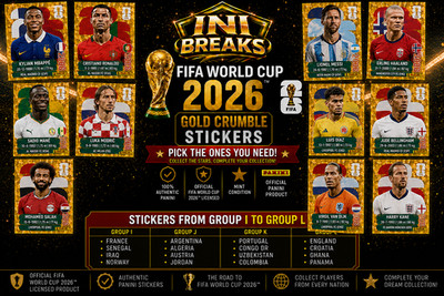 Panini FIFA World Cup 2026 Gold Crumble Stickers-Group I-L--Pick your Player!