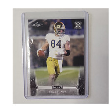 Leaf 2020 Draft Cole Kmet Notre Dame Fighting Irish #24 Rookie Base Set