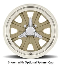 Legendary Wheels HB44 - 15 x 7 in. - 4 x 4.5 - 4.25 bs - Gold Haze