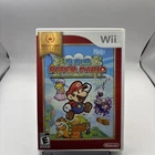 Mint Working Nintendo Wii Super Paper Mario + Manual Complete Game CIB