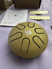 Steel Tongue Drum 6 Notes Including Song Book