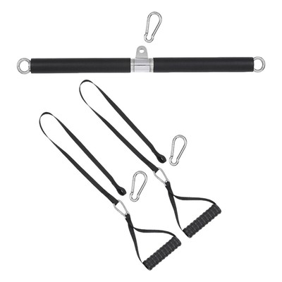 LAT Pull Down Bar Pull Down Rowing Tricep Hand Grip Rope for Cable Machine