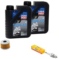 Inspektion ÖL Set FüR Honda XR 600 R PE XR 650 L 1985-2000 2L ÖLfilter ZüNdkerze