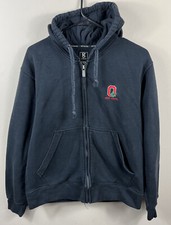 OHIO STATE Buckeyes Zip Up Hoodie Sweatshirt Faded Black Gear For Sport Sz Small