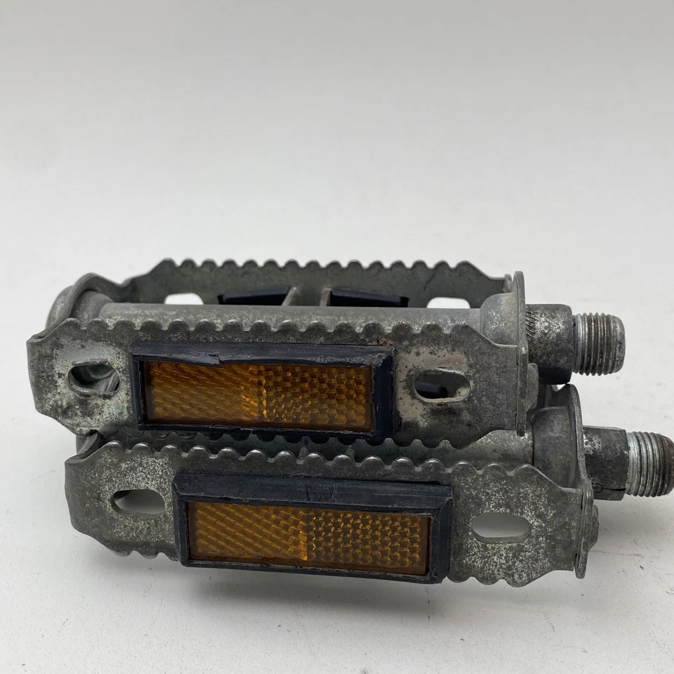 Pedales Union U40 de colección 9/16 pulgadas Rat Trap Old School BMX Klunker Eroica 3 piezas A11 Foto 4 de 4