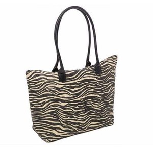 Beach Bag Womens Summer Tote Animal Print Zebra Shoulder Ping Image Is Loading Beach Bag Womens Summer Tote Animal Print Zebra