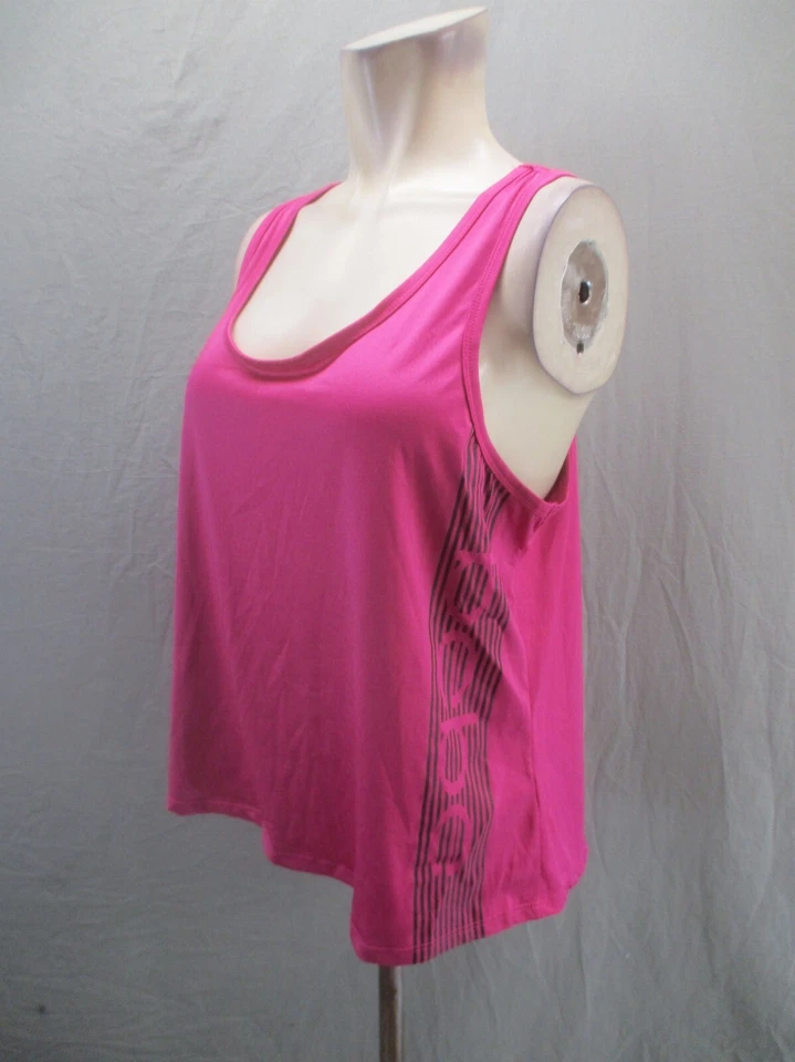 BEBE SPORT Size L Womens Pink Scoop Neck Racerback Lightweight Training Tank 285 - Изображение 3 из 4