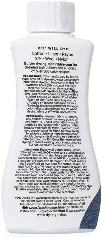 Líquido tinte Rit - Amplia selección de colores - 8 OZ Foto 3 de 3