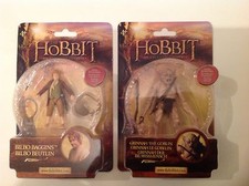 The Hobbit An Unexpected Journey 2 New Action Figures Bilbo Grinnah The Goblin 