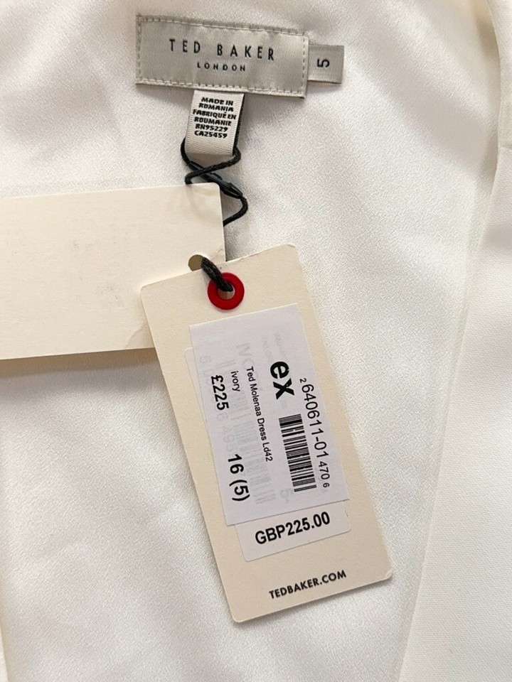 Ted Baker Molenaa Womens Dress UK Size 16, XL eBay