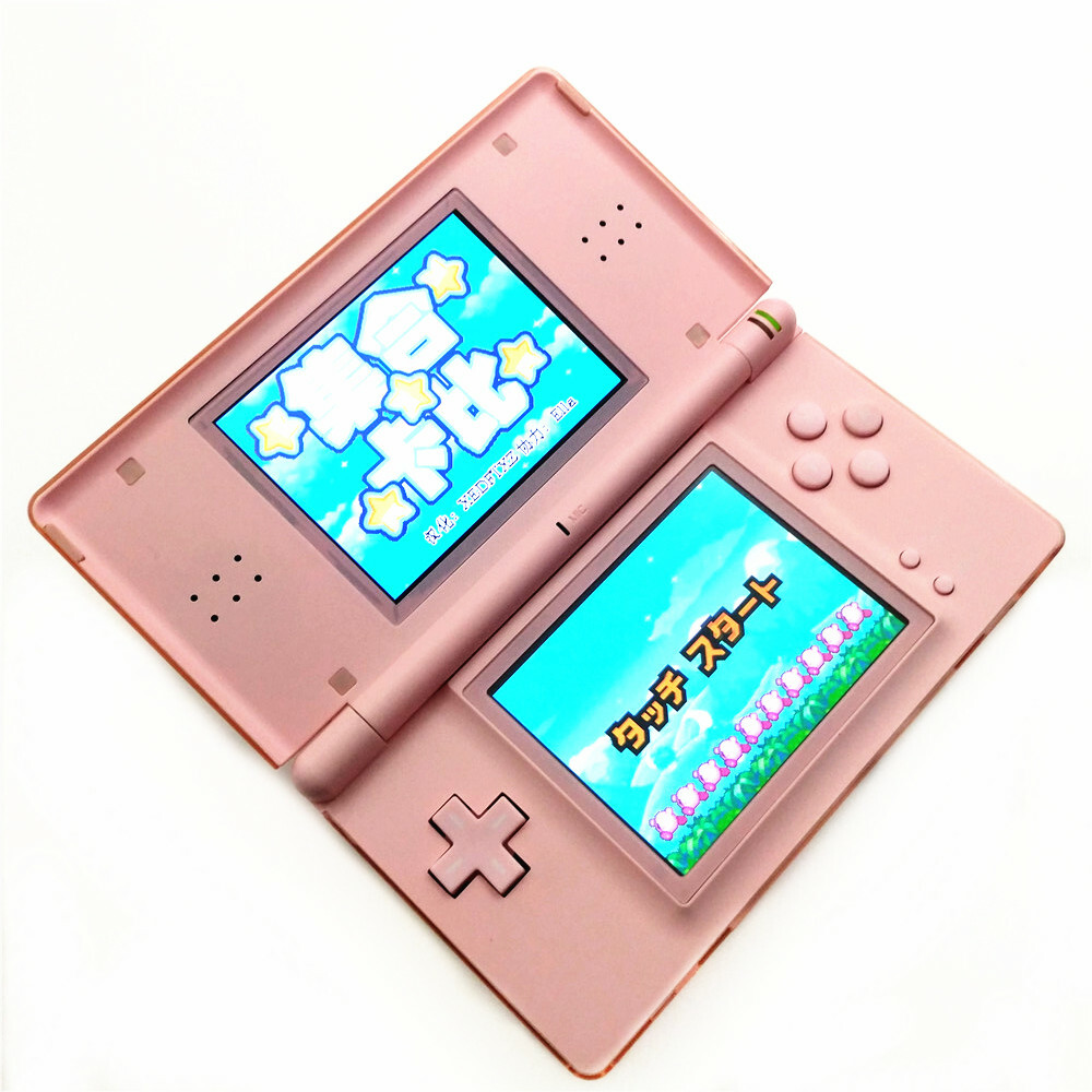 Pink LOVE&Berry Retrofit Nintendo DS Lite Game Console NDSL