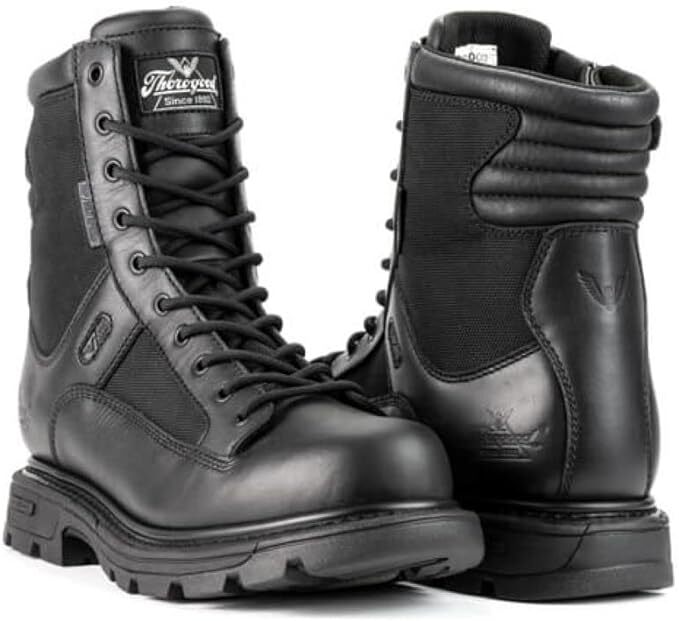 Непромокаемые ботинки Thorogood Mens GEN-Flex2 8 Tacticle с боковой молнией 834-7991, черные