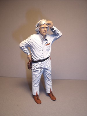 DeLorean Retour Vers Le Futur 1/18 - Hot Wheels - Résine Peinte - Boîte Fermée