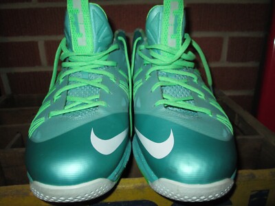 2013 Nike 579765 300 Air Max Lebron X Low Easter Mint Men Basketball Shoes Sz 13
