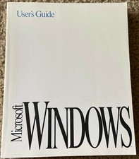 Microsoft Window User's Guide 1991 paperback VG 0292 Part No. 21669