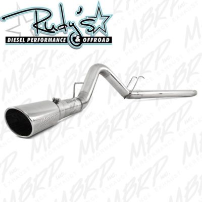 MBRP 4'' DPF Back Side Exit Exhaust For 2008-2010 Ford 6.4L Powerstroke Diesel