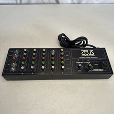 Zeus Audio Systems Model 8500-6 Mixer Power Tested SEE DESCRPT Free Shipping