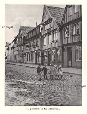 Rendsburg-Schleuskuhle-Hotel City of Flensburg - 1935 ~13x18cm