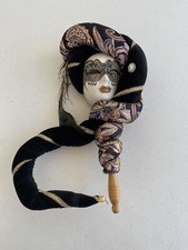 Máscara Veneciana De Colección Ca Macana Hecha a Mano Máscara DECORATIVA Porcelana SIGNO Venezia