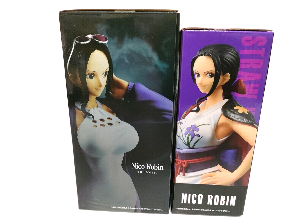 One Piece Nico Robin Figure Prize E G Set of 2 6.29in BANDAI