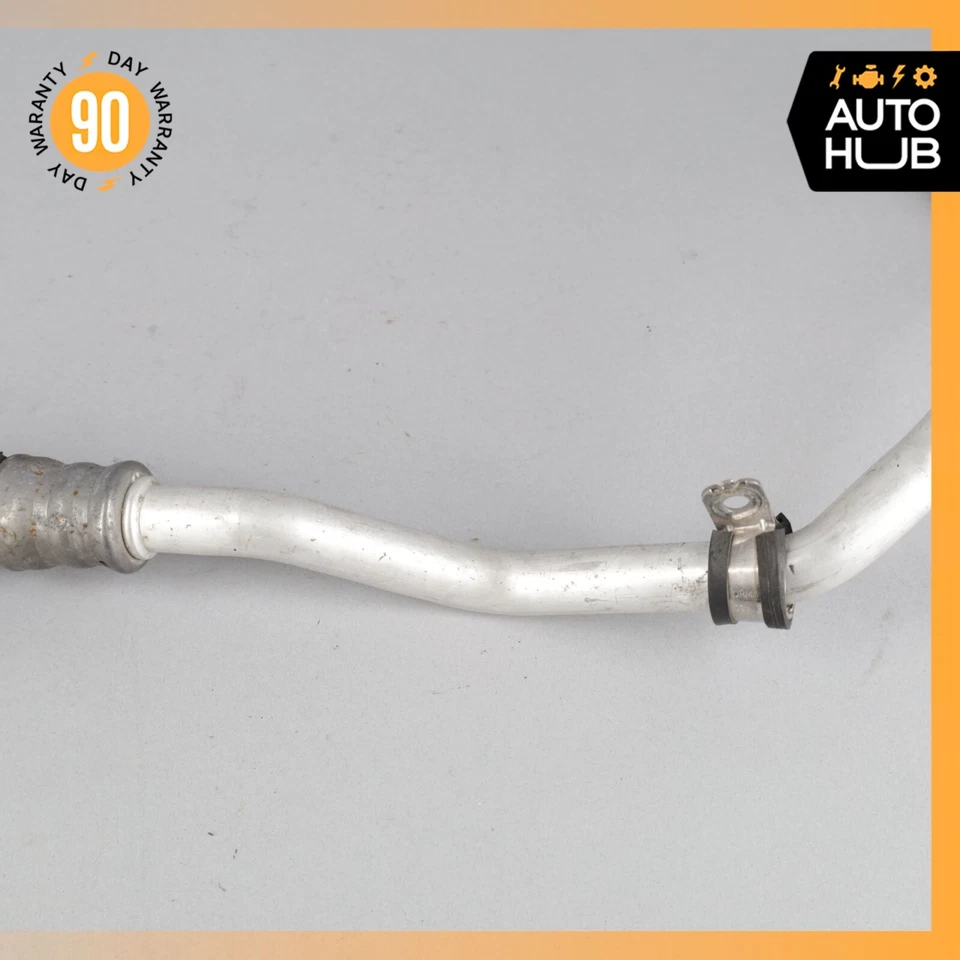 12-18 Mercedes W218 CLS550 E550 tubo de linha de mangueira refrigerador de óleo do motor esquerdo fabricante de equipamento original - Imagem 3 de 4