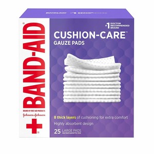 Band-Aid First Aid Gauze Pads Large (4 Inch X 4 Inch) (381371161287)