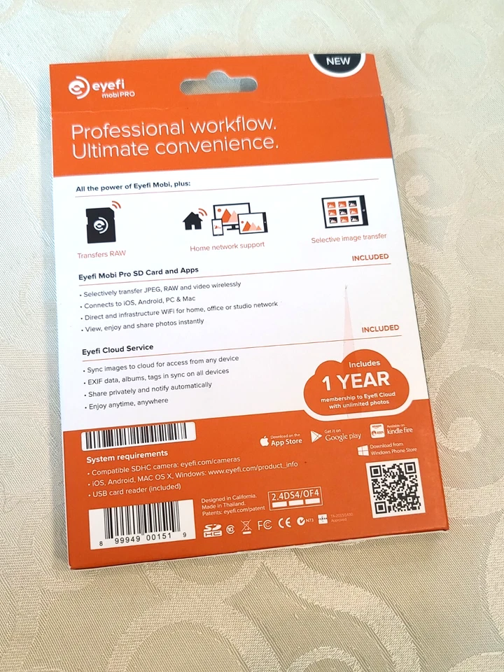 Eye-Fi mobiPro 16GB+WIFI  Class 10 SD - Image 2 of 4