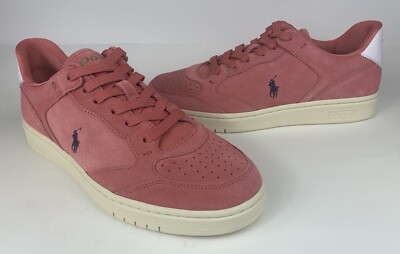 Polo Ralph Lauren Court Lux 100% Cow-Suede Low Top Sneaker