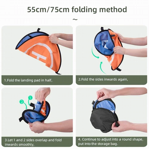 Portable Drone Landing Pad Waterproof Lightweight for Autel Robotics EVO II 2 - Picture 7 of 13