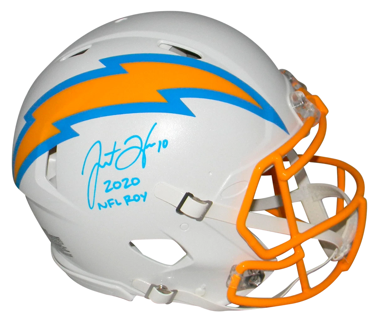 Justin herbert hotsell signed helmet