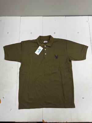 Wise Up 2 Rise Up Green Short Sleeve Polo T Shirt Mens Size XXL