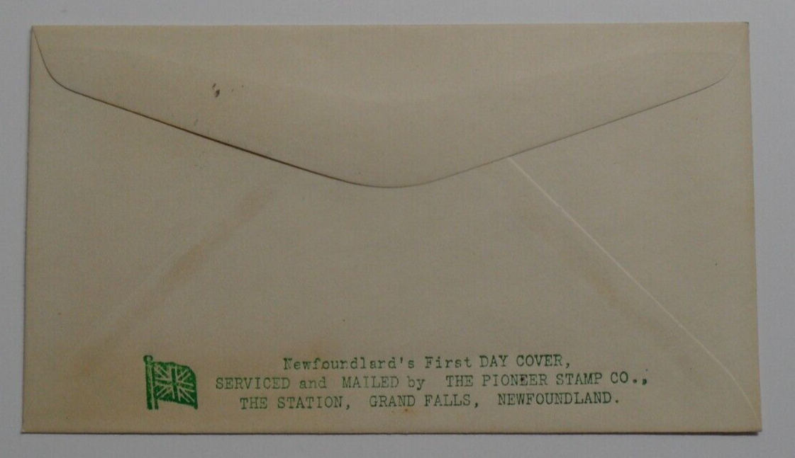 STAMPMART NEWFOUNDLAND 1937 GRAND FALLS STATION POSTMARK KG VI 2d FDC