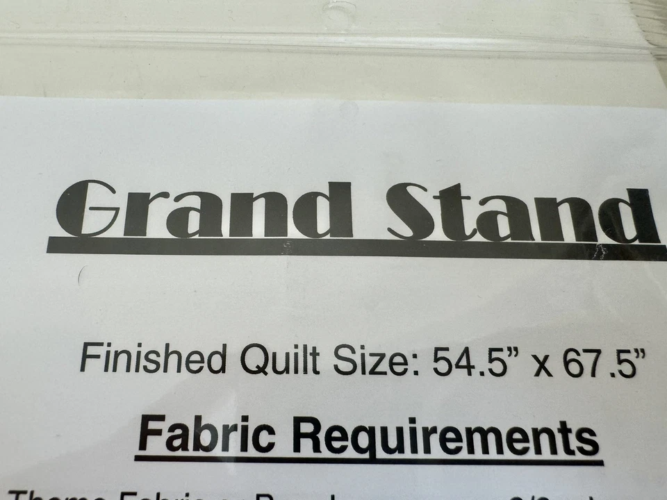 BEACH RULES Grand Stand Pieced Quilt Pattern Sand Surf Sun Coastal 54x67” - Image 2 of 3