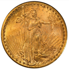 1925-S PCGS MS64 $20 Gold Saint Gaudens Double Eagle