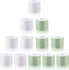 12 Pieces Nail Buffer Refills Electric Manicure Pedicure Tool Green,white 